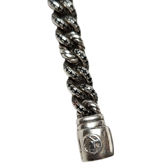 David Yurman Black Diamond Chain Bracelet - Picture 5 of 6